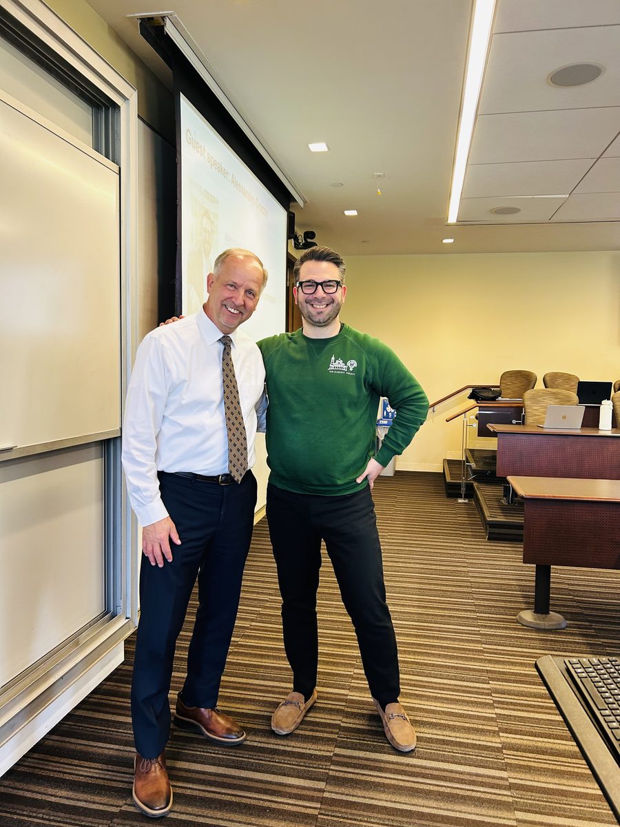 Alessandro Crocco, guest speaker at Fordham University
