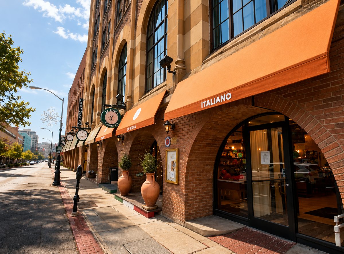 Italian restaurant exterior